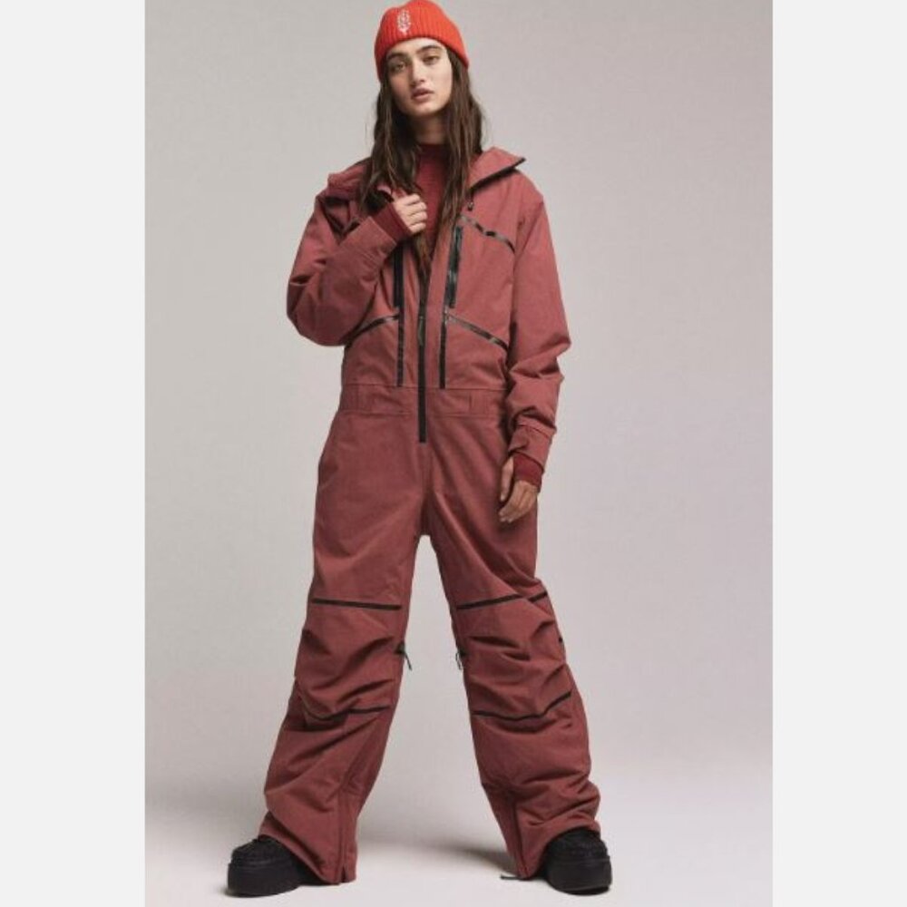 Free People FP Movement Inside Edge One-Piece Ski Snow Suit - SMALL